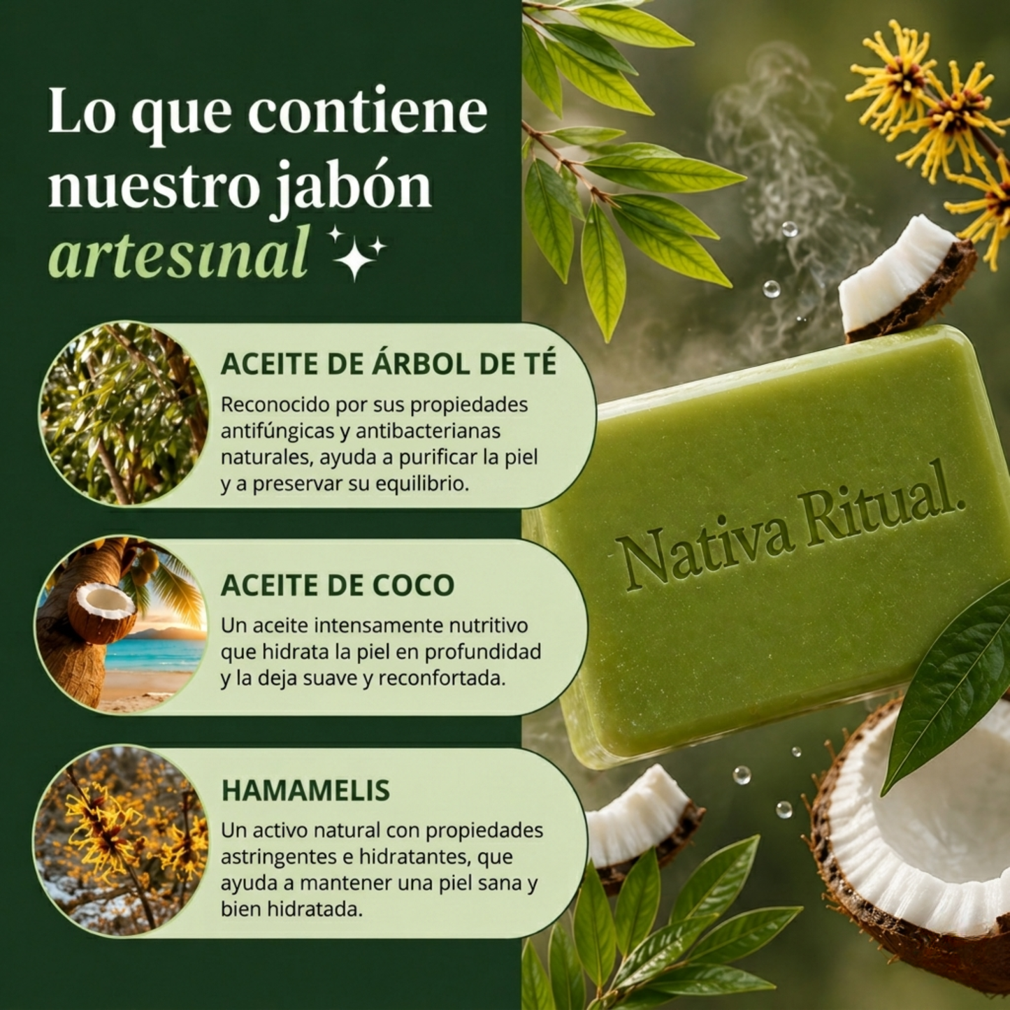 Nativa Ritual® Jabón Purificante Antifúngico